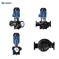 Pompes centrifuges verticales de surpression de pipeline Purity de 5 pouces et 15 kW à haute capacité