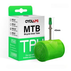 CYCLAMI-Tubo interior de bicicleta con válvula francesa de 45mm, ultraligero, material de TPU antioxidante, bicicletas de carretera compatibles con 26 29, bicicletas para niños - Product Image 1