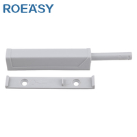 ROEASY Amortisseurs hydrauliques universels à déclenchement magnétique et fermeture douce pour portes d'armoires de cuisine - Système de fermeture sans poignée