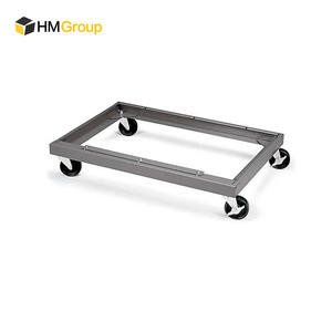 Carro de acero resistente de almacén duradero de almacenamiento de cuatro ruedas de alta calidad - Product Image 1