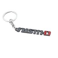 Porte-clés en métal vintage de gros pour modification de voiture, style JDM pour HKS, en alliage de zinc, en stock