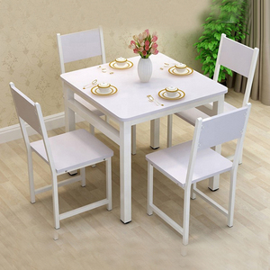 Bán Buôn Nhà Kinh Tế Bằng Gỗ Vuông Nhỏ Bàn Ăn Tối Bộ Đồ Nội Thất Nhà Bếp Cho Phòng Ăn - Product Image 5