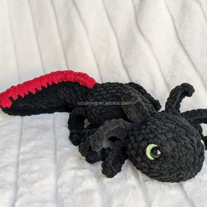 Hilo <span class=keywords><strong>de</strong></span> chenilla Amigurumi personalizado, Adorable, hecho a mano, ganchillo, Color personalizado, Axolotl para niños, manualidades, regalo, novedad - Product Image 2