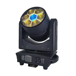 7X40W RGBW gökkuşağı etkisi Mini Led disko ışığı 4 IN 1 LED hareketli kafa ışık noel partisi gösterisi için