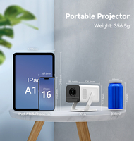 Hotack Vente en gros X1AR Projecteur de cinéma maison Full Hd Smart Android 14 Projecteur vidéo Mini projecteur portable