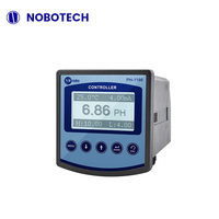 NOBOTECH pH-mètre industriel en ligne PH-1186, instrument de mesure du pH et de l'ORP de l'eau, pH-mètre intelligent pour l'aquaculture, détecteur d'ORP de l'eau