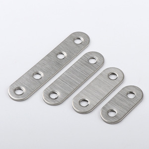 JINNATE Stainless Steel Connecting Pieces 300 Series Polished Flat Angle Brackets For Panel Connection - Product Image 4