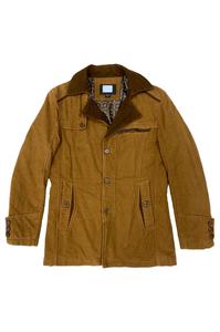 Veste vintage pour homme, chaude pour l'hiver, 100% coton, broderie personnalisée, fermeture éclair, respirante, fine, OEM - Product Image 2