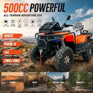 Modelo 2026, <span class=keywords><strong>ATV</strong></span> de 4 Ruedas para Granja, 500cc, Refrigeración por Agua, Arranque Eléctrico, Quad para Adultos Todoterreno de Alto Rendimiento - Product Image 1
