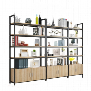 Tùy chỉnh Gondola hiển thị bằng gỗ đứng siêu thị kệ trưng bày cửa hàng tiện lợi kệ - Product Image 4