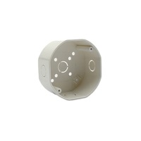 Boîtier de jonction en PVC ignifuge, montage en saillie, base octogonale, norme américaine, interrupteur blanc extra-épais, Moyen-Orient