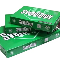 Papier Copie Sveto A4 80 g/m² Personnalisé OEM, Vente en Gros, Luminosité 104%-106% Cie 167, 500 Feuilles par Ramette, Boîte de 5 à 10 Ramettes pour Usage au Bureau