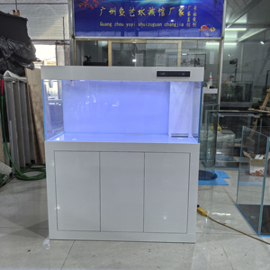 Novo Modelo de Aquário Retangular de Luxo Ultra-Branco, Tanque de Peixes de Vidro de 360L com Filtro de Fundo Grande para Uso na Sala de Estar, Durável - Product Image 2