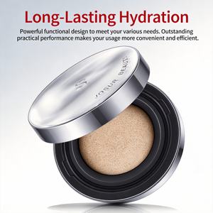 Fond de Teint Hydratant Éclaircissant Waterproof Correcteur BB <span class=keywords><strong>CC</strong></span> Crème Air Cushion <span class=keywords><strong>pour</strong></span> Peaux Claires Tous Types de <span class=keywords><strong>Peau</strong></span> Léger - Product Image 2