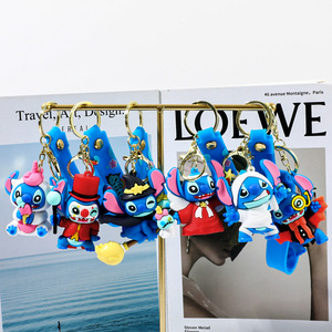 Halloween הסיטונאי halleen תפר חדש 3d keychain אנימה גומי תפר keychain עבור המכונית שקית תליון מתנה קטנה - Product Image 3