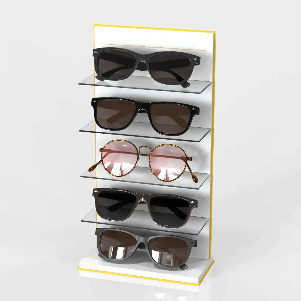 Individueller Acryl-Glas-Vorführständer Desktop mehrere Stile Sonnenbrille-Vorstellständer Speicher-Vorstellständer