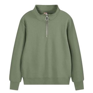 เสื้อสเวตเชิ้ตแขนยาวทรงหลวมสำหรับผู้ชาย ผ้าฝ้าย/ใยไผ่ 370 กรัม ทอแบบเป็นมิตรต่อสิ่งแวดล้อม เหมาะสำหรับใส่ในฤดูหนาว มีกระเป๋าเสื้อ สไตล์สตรีทแวร์ - Product Image 3