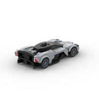 Compatible avec les briques de marque, petites particules, voitures de sport de course, blocs de construction MOC, jouet éducatif DIY, modèle, cadeau d'entreprise