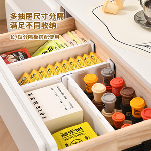 Drawer Organizer Expandable <b>Storage</b> Divider For Bedroom Wardrobe Underwear Socks Closet Organizer Rectangular Standing Type - Product Image 3