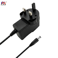 Adaptateur secteur mural noir et blanc pour prises UK, EU, US, AR, Inde, 5V, 6V, 9V, 12.6V, 13.5V, 20V, 24V, 0.5A, 1A, 1.5A, 2A, alimentation AC/DC