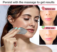 Outil de lifting facial Gua Sha en acier inoxydable