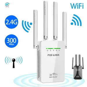 Répéteur/<span class=keywords><strong>Routeur</strong></span>/AP sans fil PIX <span class=keywords><strong>LINK</strong></span> 300 Mbps version globale, couleur blanche, <span class=keywords><strong>routeur</strong></span> Wifi LV-WR09 - Product Image 2