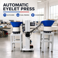 Machine de pose d'œillets automatique SF-C900 – Équipement industriel de perforation et de pressage pour la fabrication de trous sur rideaux, bannières et tissus