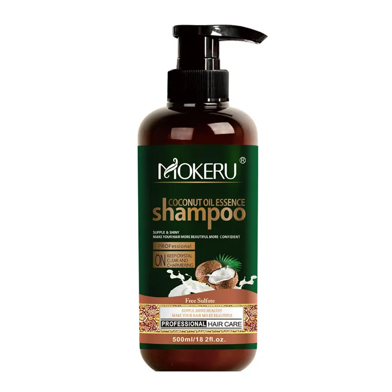 Private Label Organic Daily Natural Coconut Moisture Shampoo per la cura dei capelli balsamo e Shampoo trasparente per capelli grassi
