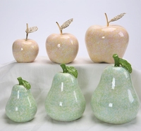 Nieuwe design creatieve keramische appel ornamenten fruitfiguren op maat gemaakte kleur en maat voor thuis, hotel, kantoor decoratie - Thanksgiving cadeau