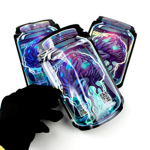 Bolsas de Mylar con Cierre Hermético, Mini Figuras, Color Degradado Mate, Embalaje de Plástico Metalizado con Cierre, Bolsas Misteriosas para Pequeñas Empresas - Product Image 6