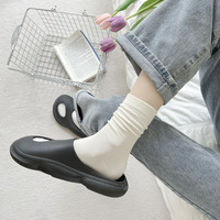Chaussettes de maternité post-partum sans couture anti-boulochage, blanches, pour femmes, mi-mollet, en coton, tendance, avec revers ample, absorbant la transpiration