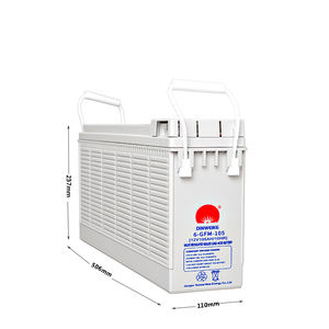 Batterie de stockage solaire <span class=keywords><strong>Euronet</strong></span> Super Cell 12V AGM au plomb-acide avec borne frontale 100Ah 150Ah 200Ah pour système d'énergie solaire - Product Image 3