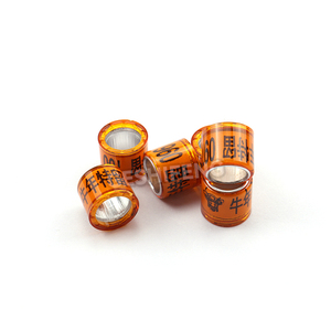 Núcleo de aluminio de color blanco FCI 2025 + capa de plástico Inele De Porumbei, anillos de pierna Do Ve - Product Image 6
