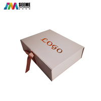 Coffret personnalisé pour conception de logo de luxe, boîte-cadeau pour ruban magnétique, emballage de cheveux pour perruque cosmétique