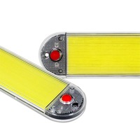 Lampe de lecture intérieure pour voiture et camion 9-90V 108SMD COB LIGHT, éclairage de plafond haute luminosité pour fourgonnette, 12V-24V