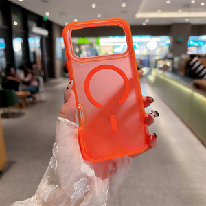 เคสโทรศัพท์แม่เหล็กใส 3 in 1 สำหรับ iPhone 16 17 Air Pro Max, เคส iPhone 17 แม่เหล็ก N52 TPU PC - Product Image 1
