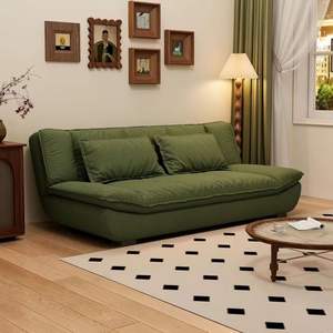 Sofá cama plegable estilo velero, cuadrado, reclinable, multifuncional y convertible para estar y dormir - Product Image 2