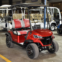Voiturette de golf électrique OEM personnalisée, nouveau design, fonctionnement silencieux, 2 places, châssis bas, batterie au lithium acide/lithium