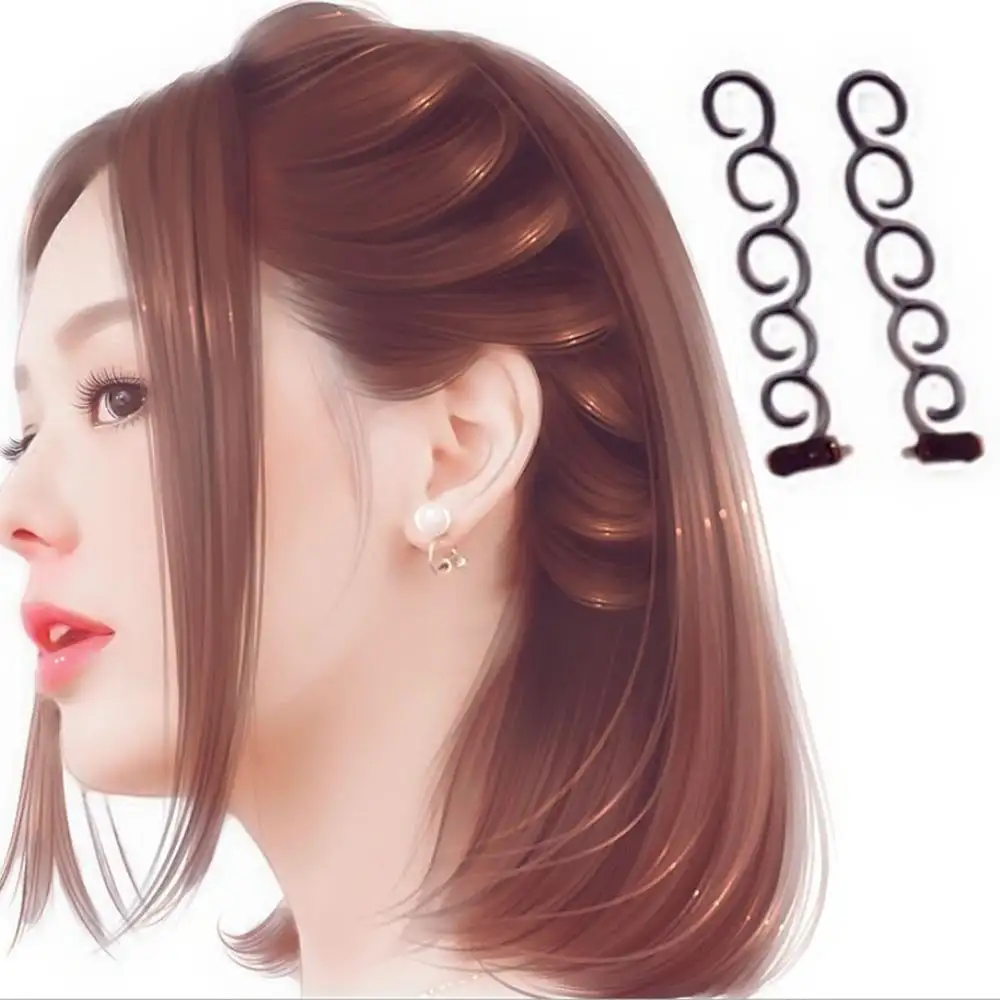French Elegance Hair Braider Flower Magic Hair Clip Stylist Queue Twist Plait DIY Hairstyle Styling Accessories Random Colors