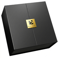 Boîte Cadeau Cosmétique Luxe Rigide Carrée Recyclable à Double Porte Personnalisée en Papier Dur Premium avec Emballage Magnétique et Logo Estampé à Chaud pour
