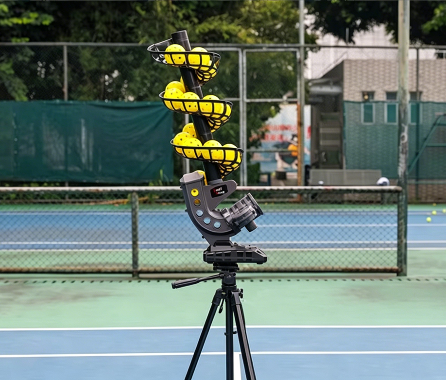 PACPICK TA-06 Children's Single Player Training Pickleball Serve Machine 2 Lanes Adjustable Ball Path Left Right Spin Available