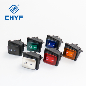 Không thấm nước 125V 250V 4 pins 2 vị trí ON/OFF không có ánh sáng không thấm nước Rocker chuyển đổi cho thuyền xe - Product Image 5