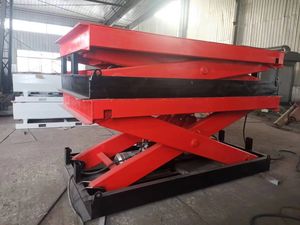 1-10 tấn thủy lực văn phòng phẩm Scissor xe nâng lên nhà để xe Thiết bị nâng tải Dock Scissor Cargo thang máy thang máy - Product Image 5