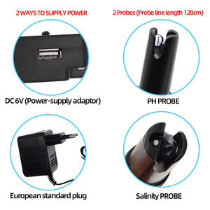 PH-2685 Digitale Water Quality Tester Zuurgraad Meter 2 In 1 Ph Zoutgehalte <span class=keywords><strong>Monitor</strong></span> Voor Aquaria - Product Image 4