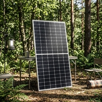 Système de panneaux solaires NB-TOP PERC demi-cellules flexibles double vitrage TUV 550W 2384*1303*35 Modèle NB-TOP-3