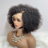 Perruques en cheveux humains afro bouclés crépus ombrés, 250%, 13x4, dentelle HD, perruque frontale, chevelure pré-épilée, couleur 39J, cheveux indiens Remy