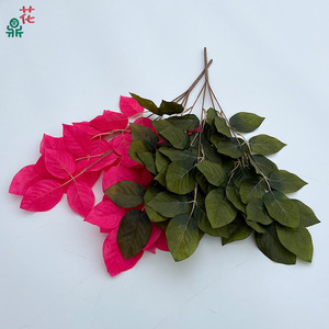 Feuilles de rose en soie de couleurs mélangées, fleurs artificielles faites à la main pour décorations d'allée de mariage - Product Image 3