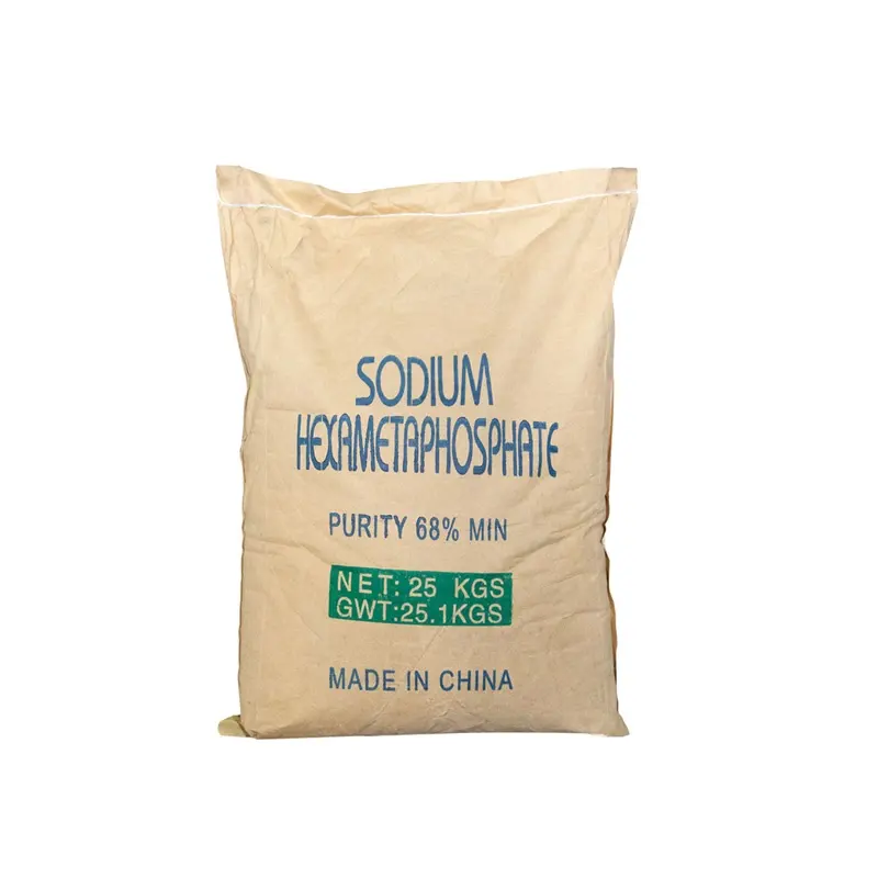 Üretici fiyat sodyum hekzametafosfat/SHMP 68% teknoloji sınıfı deterjan su arıtma refrakter