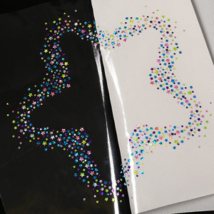 Nouveau motif de transfert de paillettes thermocollantes Sparkle <span class=keywords><strong>GRS</strong></span>, design personnalisé de transfert de cristaux brillants pour chemises, justaucorps, <span class=keywords><strong>gymnastique</strong></span> et autres vêtements de sport - Product Image 5