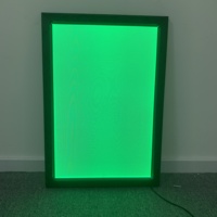 Cadre LED RGB blanc pour affiche de film A1 A2 A3 24x36 24x48, profil en aluminium, cadre à clipser LED, boîte à lumière LED pour affiche